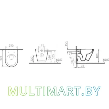 Унитаз Vitra Integra 7040B003-0075 картинка 2